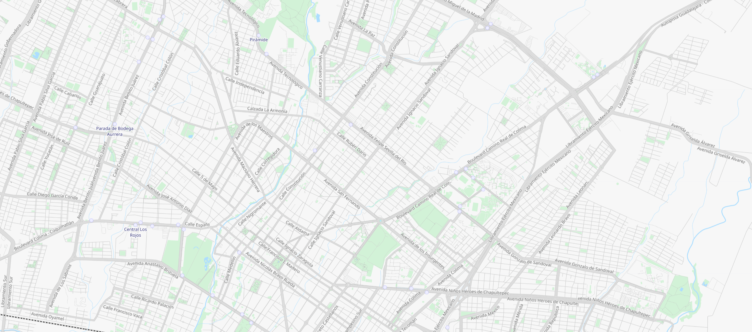 Mapa de sectores