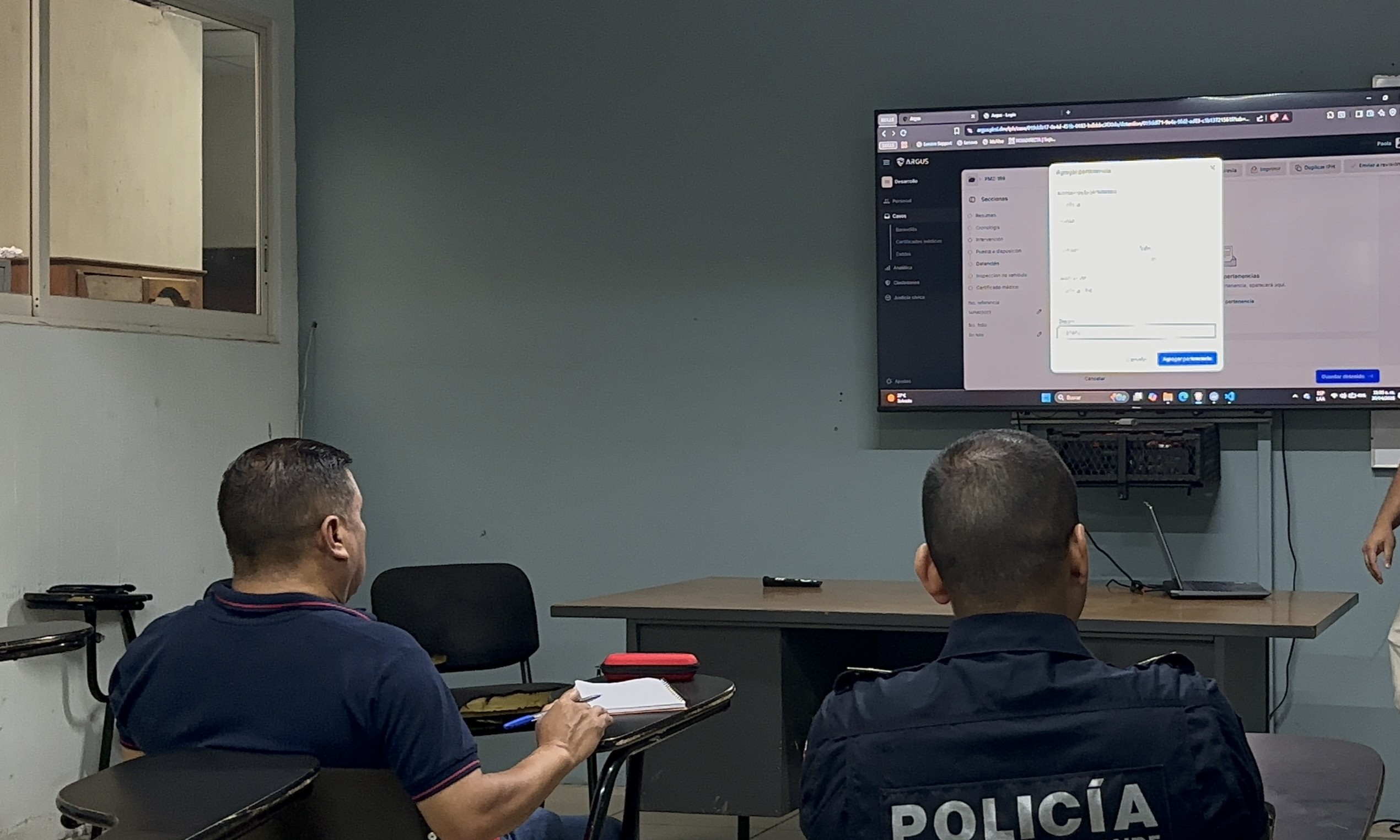 Capacitación del personal en el uso de ARGUS
